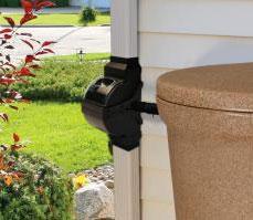 Fiskars DiverterPro Attached to Rain Gutter Downspout