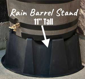 11 inch Rain Barrel Stand to Elevate Spigot Off Ground