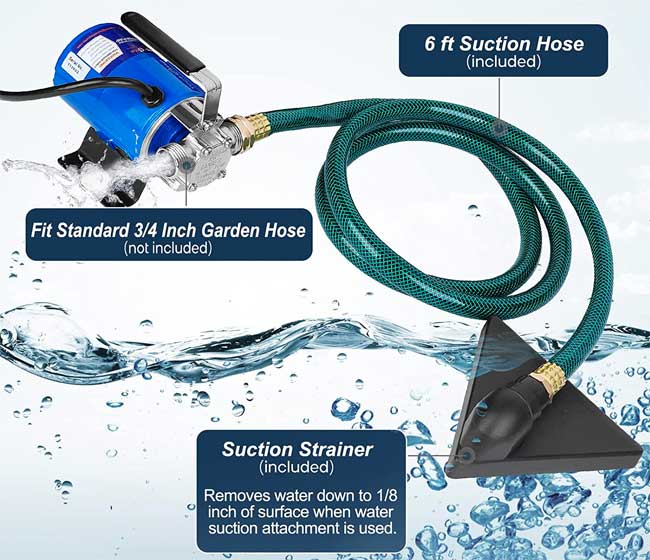 Easy and Affordable Rain Barrel Pump Kit You Can Install Yourself for Pressurized Irrigation - Kit Includes Suction Hose, Connectors, Strainer, Power Cord and On/Off Switch